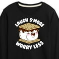 thumbnail image 3 of Instant Message - Camping - Laugh S'more, Worry Less - Toddler & Youth Long Sleeve Graphic T-Shirt, 3 of 6