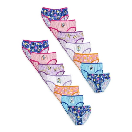Over the Moon Girls Underwear, 14 Pack Panties Sizes 4-8