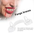 thumbnail image 3 of Dientes de Halloween Brace Safe Telescópico Abs Zombie Dientes postizos Fang para Carnaval, 3 of 5