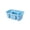 Blue, variant on Portable Multi-Compartment Divided Plastic Storage Tote, Multi-Purpose Organizer Caddy, Lightweight Carrier for Bathroom Cosmetics,Household Tools and Craft Supplies Sorting