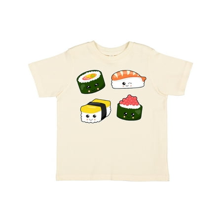 

Inktastic Sushi with Faces Gift Toddler Boy or Toddler Girl T-Shirt
