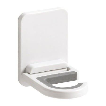 

Mortilo Wall-Mounted Mop Hook Household Bathroom Punch-Free Plastic Storage Rack
