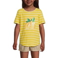thumbnail image 3 of Lands' End Girls Short Sleeve Curved Hem Graphic Tee Shirt, 3 of 3