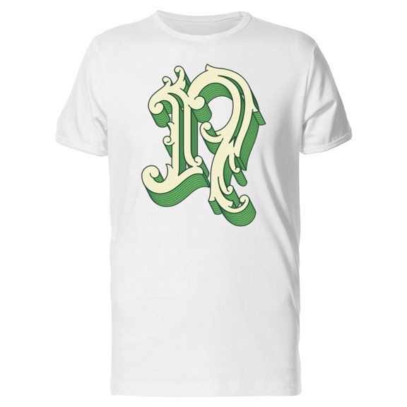 Green Capital Letter N Tee Men's -Image by Shutterstock