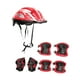 thumbnail image 2 of Casco de bicicleta para niños, protector de alta fiabilidad para patinaje, equipo de bicicleta de equilibrio para patineta, multideporte y equitación Rojo, 2 of 8