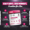 thumbnail image 2 of Old School Labs 5000mg Creatine Monohydrate Powder with Collagen Supplements for Women, 8.57 oz, 2 of 8