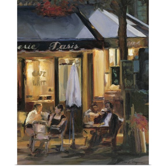 Great BIG Canvas | Rolled Marilyn Hageman Poster Print entitled La Brasserie III