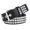 Black, variant on Harmtty Punk Style Studded Belt Square Rivets Adjustable Straps Rock Waistband Women Girls Gothic Scene Accessories
