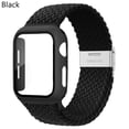 thumbnail image 1 of LEIXIUER Nylon Band for Apple Watch Bands with Case 45mm 41mm, Adjustable Braided Solo Loop with Glass Screen Protector Case ,Soft Wristband Stretch Nylon Elastic Strap for Apple Watch Series 7 45 mm, 1 of 6