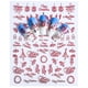 thumbnail image 1 of Uñas postizas, uñas postizas, regalos para mujeres, pegatinas de uñas navideñas con forma de copo de nieve y estrella, esmalte de uñas., 1 of 3
