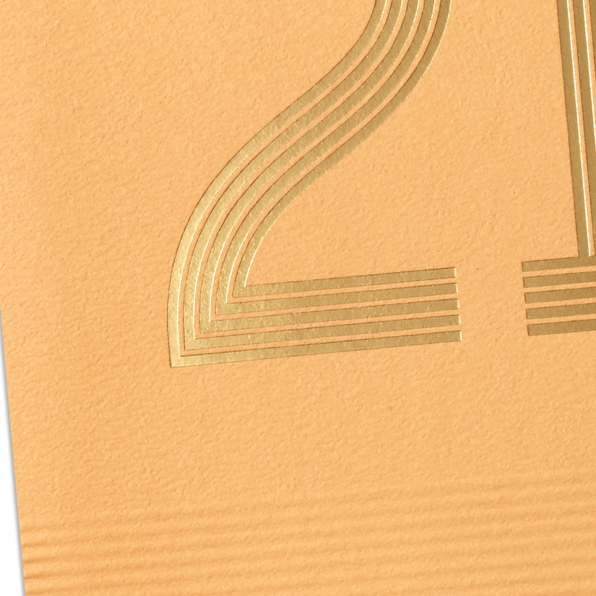 Hallmark Signature 21st Birthday Card (Here's to You!)