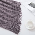thumbnail image 3 of Bourina Rhombus Dark Lavender Throw Blanket for Couch, Suitable for Adult, Soft and Lightweight, 50"⨉60", 3 of 8