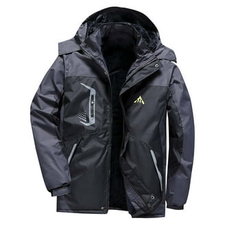 Zpanxa Men's Extreme Cold Weather Jacket Waterproof Windproof