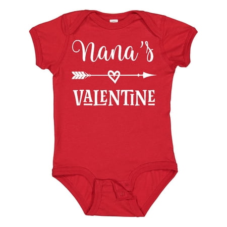 

Inktastic Nana Valentine Grandchild Girls Baby Bodysuit