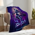 thumbnail image 5 of Blue Beetle Throw Blanket Gifts for Fans Lover Girls Boys Women Present Hoodie Him Bed 40"x50", 5 of 6