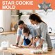 thumbnail image 4 of 5 Pieces Stainless Steel Six-Pointed Star Cutter Molds, Ideal for Christmas, Halloween, Birthday Parties, Fondant, Cake, 4 of 5