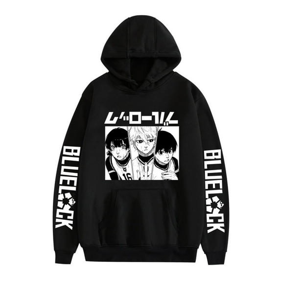 YOUSHENGER BLUE Hoodie Men Women Anime Hooded Sweatshirts Fashion LOCK Hoodies Autumn Long Sleeve Pullovers