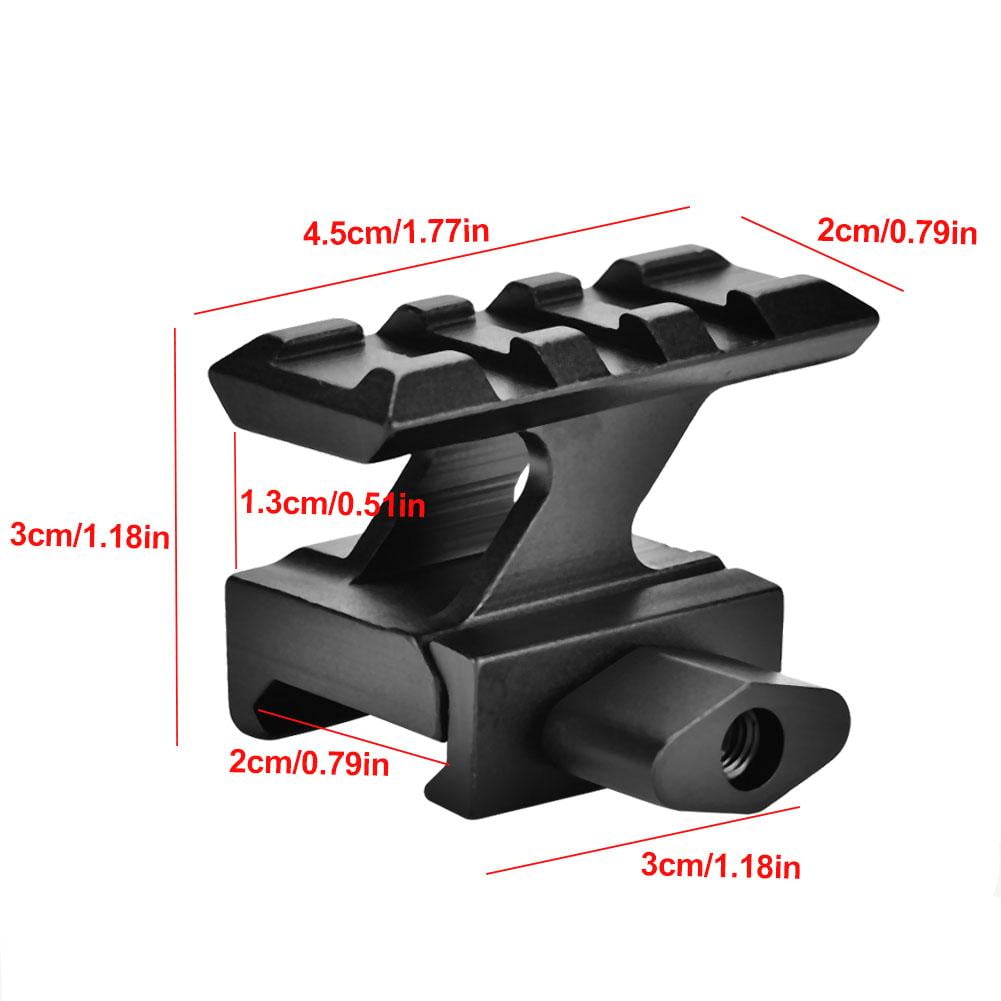 LYUMO High Riser Rails Mount Scope Mount Fits 20mm Picatinny Rail Base