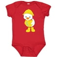 thumbnail image 3 of Inktastic Cute Duck In Yellow Raincoat And Boots, Baby Duck Boys or Girls Baby Bodysuit, 3 of 5
