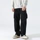 thumbnail image 4 of Pantalones cargo para hombre Y2k, corte regular, anchos, elásticos, de trabajo, de alta calidad, holgados, multibolsillos, informales, nuevos, para senderismo, pantalones emo para hombre, 4 of 4