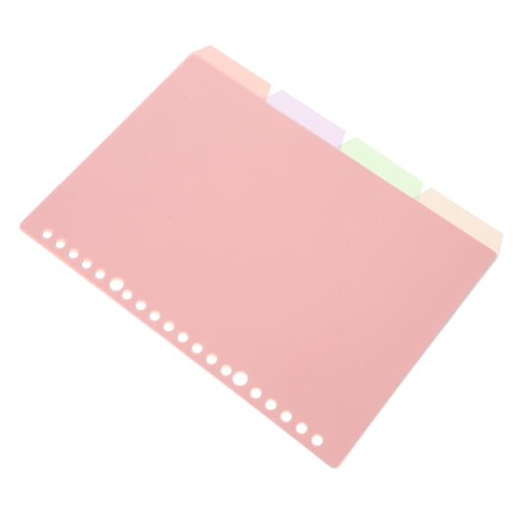 LULULION 4Pcs Multi Subject Folder Dividers with Tabs for Home Office Use