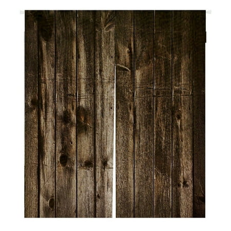 Gckg Rustic Old Barn Wood Doorway Curtain Japanese Noren Curtains