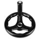 thumbnail image 2 of 1PC 12*125mm Black Round 3 Spoke Hand Wheel for Lathe Milling Machine, 2 of 4