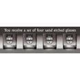 thumbnail image 2 of Bell Irish Coat of Arms Tumbler Glasses - Set of 4 (Sand Etched), 2 of 2