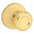 thumbnail image 2 of Kwikset Tylo Hall/Closet Knob, Universal Handing Doorknob Polished Brass, 2 of 2