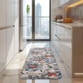 thumbnail image 4 of Pioneer Flower Floral Print Pattern Kitchen Rug Mat,Kitchen Runner Rugs Non Skid Washable,Decorative Kitchen Floor Mats for Kitchen,Sink,Laundry,17"x47.2", 4 of 7