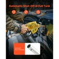 thumbnail image 3 of KFFKFF 3/4-Inch NPT Automatic Fuel Nozzle, Max Flow Rate 11.8 GPM, Auto Shut-Off Gas Pump Nozzle with 3-Speed Trigger Lock & 0.78 in (OD=20 mm) Spout for Gasoline, Diesel, Kerosene, Yellow, 3 of 9