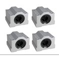 thumbnail image 1 of Paquete de 4 bujes deslizantes deslizantes de rodamiento de bolas lineales para CNC de repuesto (SC16UU), 1 of 5