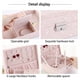 thumbnail image 4 of Joyero de cuero con cerradura | Organizador de 2 capas para guardar pendientes, pulseras, anillos y collares | Organizador de joyas de viaje para mujeres y niñas, 4 of 4