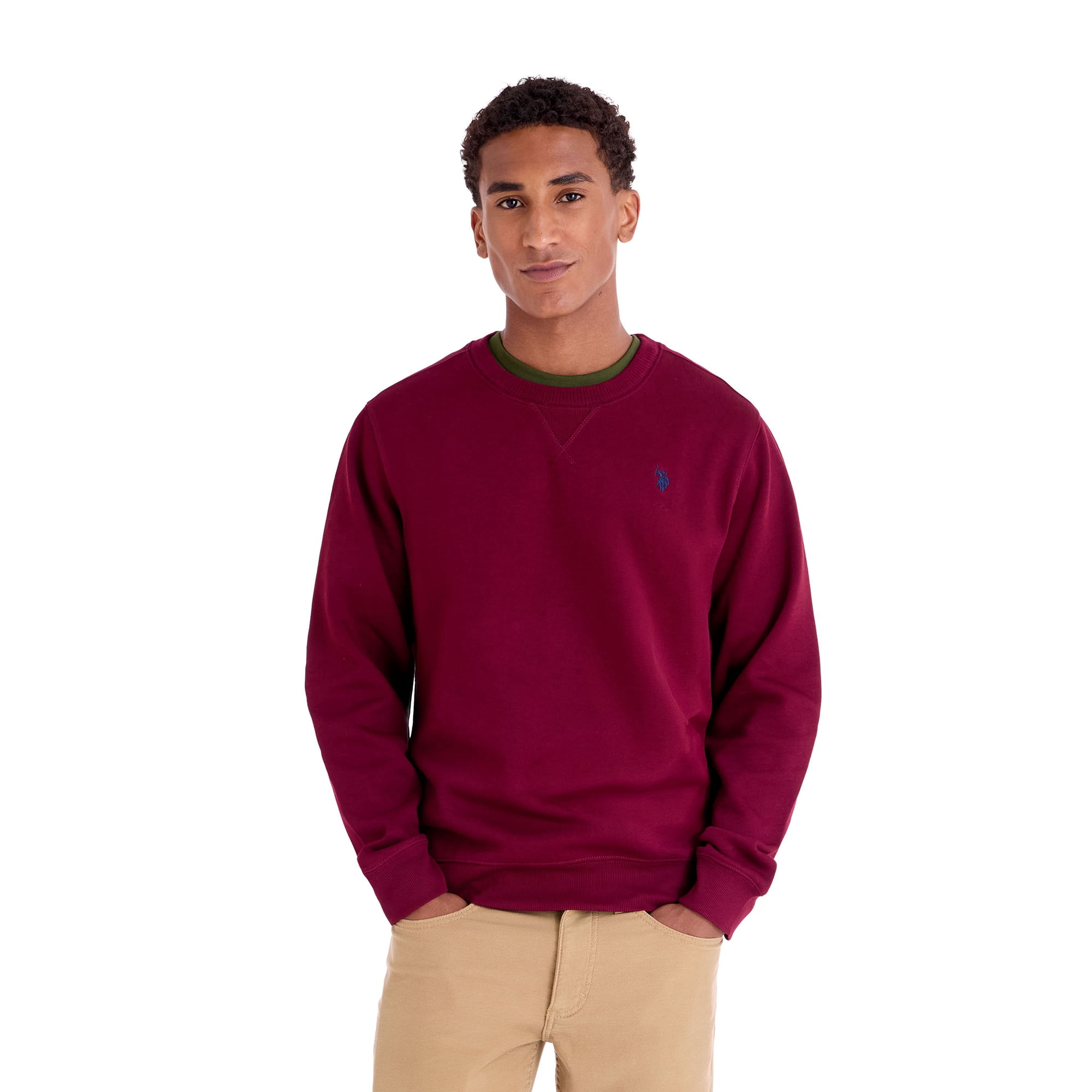 U.S. Polo Assn. Men's Crewneck Fleece Sweatshirt