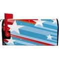 thumbnail image 5 of Coolnut Mailbox Cover Vector Abstract USA Flag Post Mail Box Cover Magnetic Mail Wraps Cover Oversize 25.4" L x 20.78" W, 5 of 5