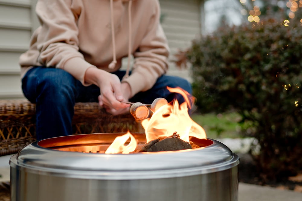 Buy Duraflame™ Stainless Steel Low Smoke Fire Pit, 19 Online at Lowest