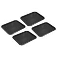 thumbnail image 1 of 4 Bandejas de Plástico para Comida Rápida A Granel 10' X 14' Rectangulares Unique Bargains Negro, 1 of 6