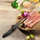 thumbnail image 4 of Pinzas de barbacoa de acero inoxidable para barbacoa - Pinzas resistentes al calor con agarre seguro para salchichas, filetes y carne - Accesorios profesionales para barbacoa en restaurantes y en casa, 4 of 5