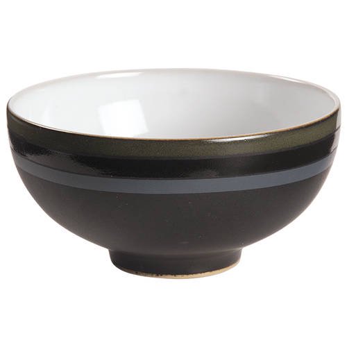 Open Box Denby Jet Stripes Rice Bowl