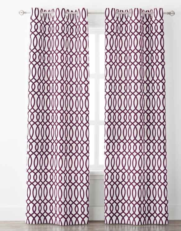 Mainstays Lattice Window Curtains 2 Pack