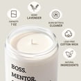 thumbnail image 5 of 7oz White Matte Glass Candle, Lavender Scented, Friend Appreciation Gift, Aromatherapy Candle for Home, Gift for Super Friend, 5 of 7