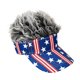 thumbnail image 2 of Gorra de Béisbol con Rayas y Estrellas Patrióticas: Diseño Clásico Bordado para Actividades Al Aire Libre, Tejido Cómodo y Transpirable con Correa Ajustable, Protección Solar para El Trayecto Diario, 2 of 5