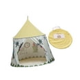 thumbnail image 3 of Tienda de juegos para niños, juguete, tienda de juegos para niños, tipi plegable portátil, con castillo para barbacoas, guardería, beige, 3 of 8
