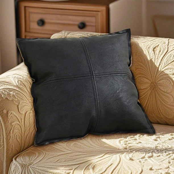 Almohada de cuero desmontable en un segundo | Bolsa de almacenamiento multifuncional para apartamentos pequeños | Soporte suave para descansar, leer y tomar siestas