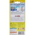 thumbnail image 2 of Rotuladores lavables ultra limpios Crayola, línea fina, suministros escolares, 8 unidades, 2 of 3