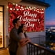 thumbnail image 5 of Fondo de rosas de amor, fondos de fotografía de San Valentín con forma de corazón y rosas, tela de fondo romántica para fiestas, bodas y decoración navideña, decoración de pared, decoración de aulas,, 5 of 9