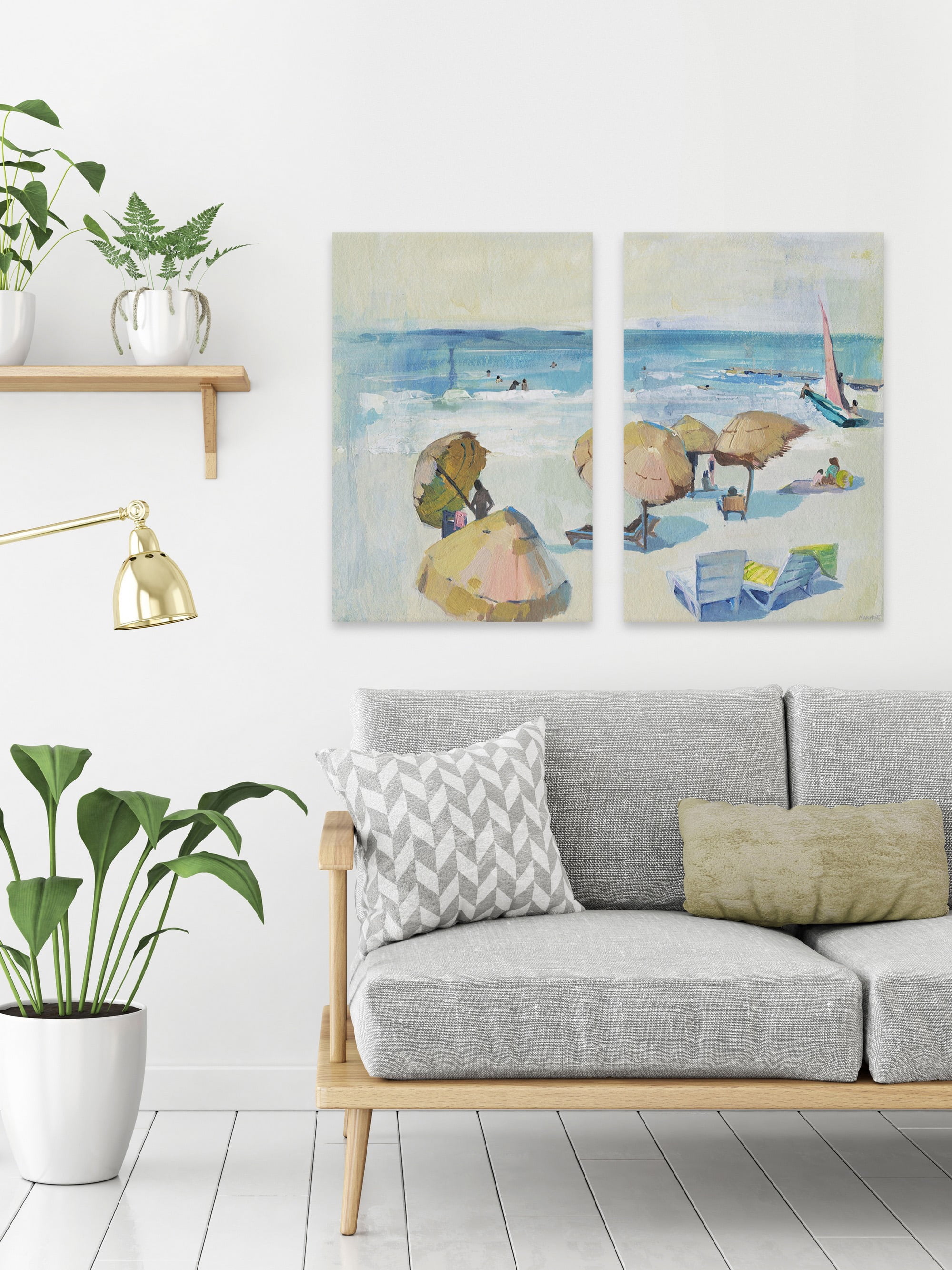 Marmont Hill Summer Sea Diptych