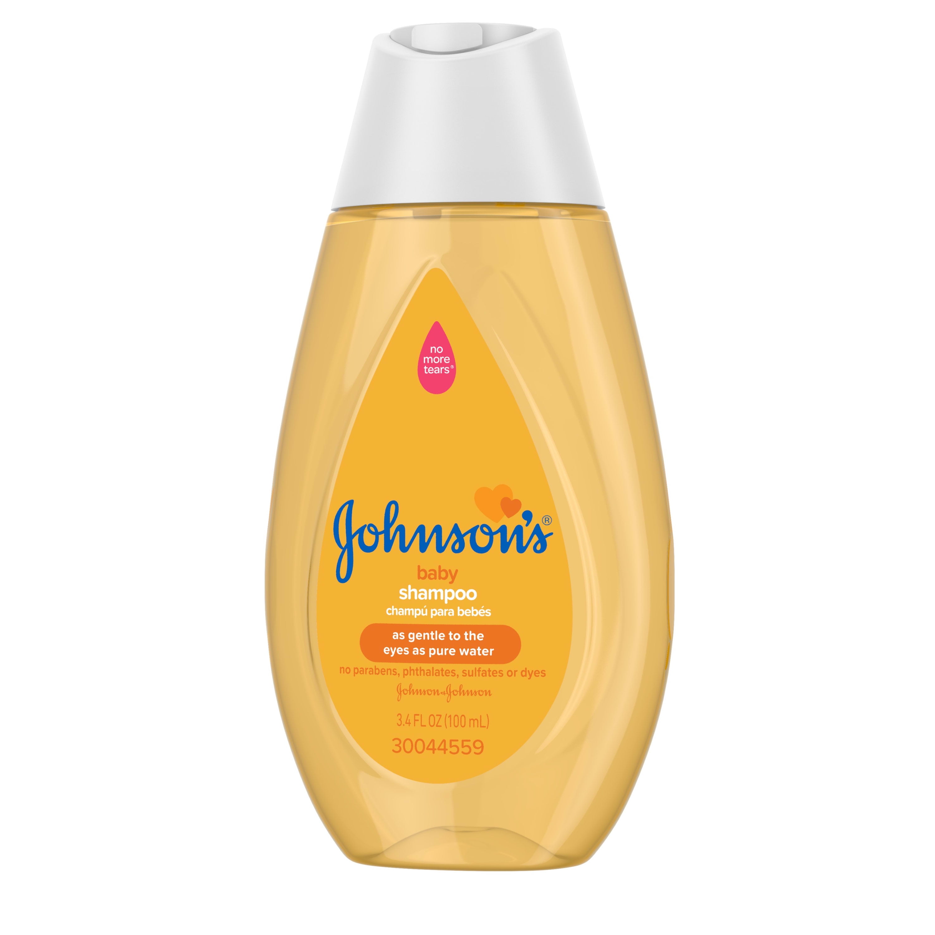 Johnson's Tear Free Baby Shampoo, Sulfate-, & Dye- Free, 3.4 fl. oz 