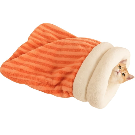 Thick And Warm Winter Cat Bed In Cozy Design For Comfortable Sleeping Space