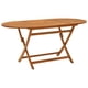 thumbnail image 1 of Mesa de jardín plegable VidaXL VidaBella de madera maciza de eucalipto, 1 of 6